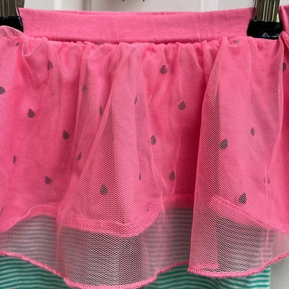 Carter’s 18M Pink Seed and Green Stripe Watermelon Stretch Leggings Pants